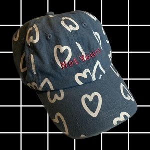 Divided “Not Yours” Hearts Cap